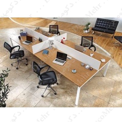 میز کار گروهی 4 نفره